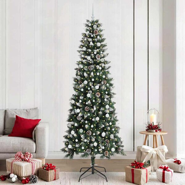 Umělý vánoční stromeček Zelená 240 cm PVC, plast a ocel 3395847