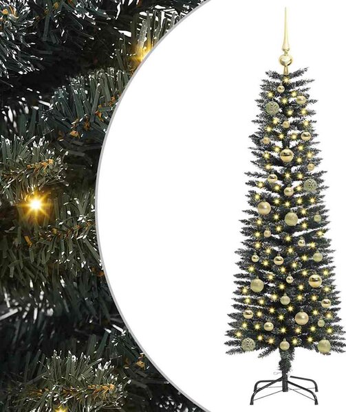 Umělý vánoční stromeček Zelená 150 cm PVC, plast a ocel 3395932