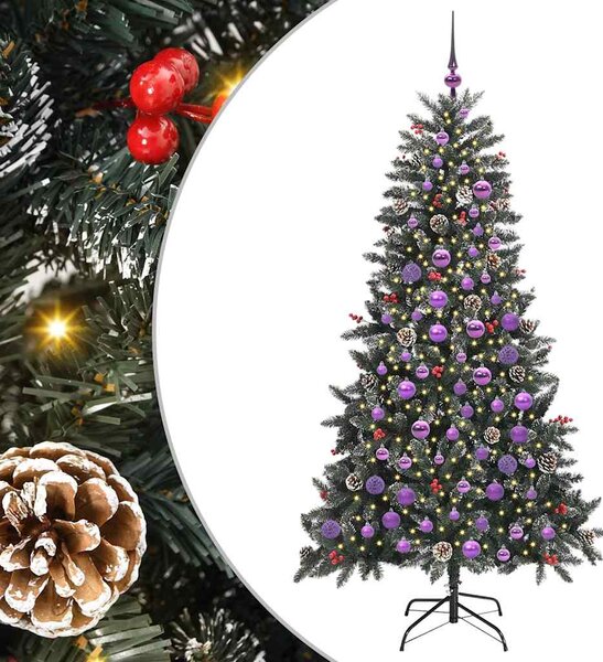 Umělý vánoční stromeček Zelená 180 cm PVC, plast a ocel 3395886