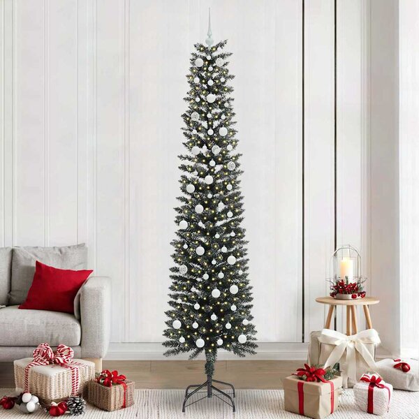 Umělý vánoční stromeček Zelená 240 cm PVC, plast a ocel 3395967