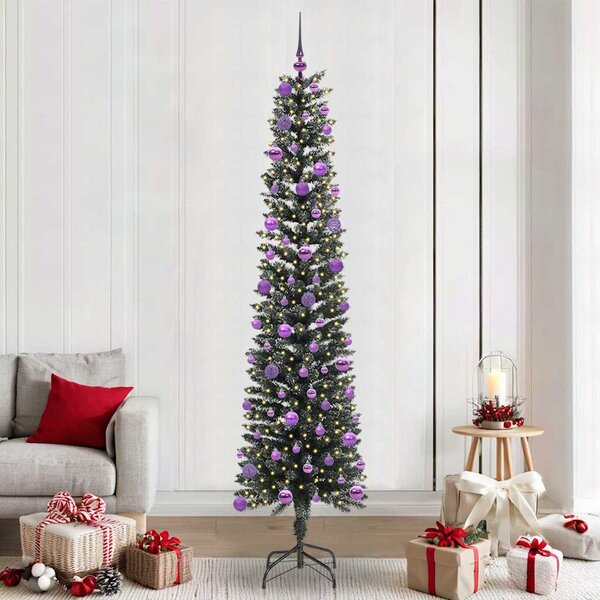 Umělý vánoční stromeček Zelená 240 cm PVC, plast a ocel 3395970