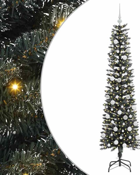 Umělý vánoční stromeček Zelená 180 cm PVC, plast a ocel 3395943