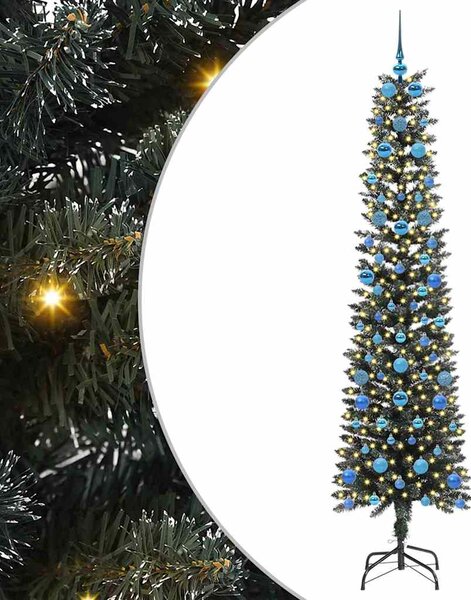 Umělý vánoční stromeček Zelená 210 cm PVC, plast a ocel 3395959