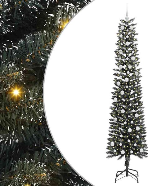 Umělý vánoční stromeček Zelená 240 cm PVC, plast a ocel 3395967