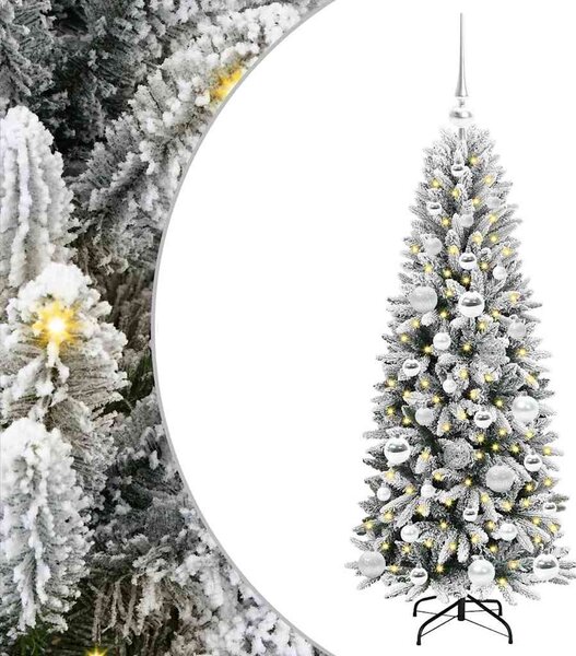 Umělý vánoční stromeček Bílá 120 cm PVC, plast, ocel a PE 3396026