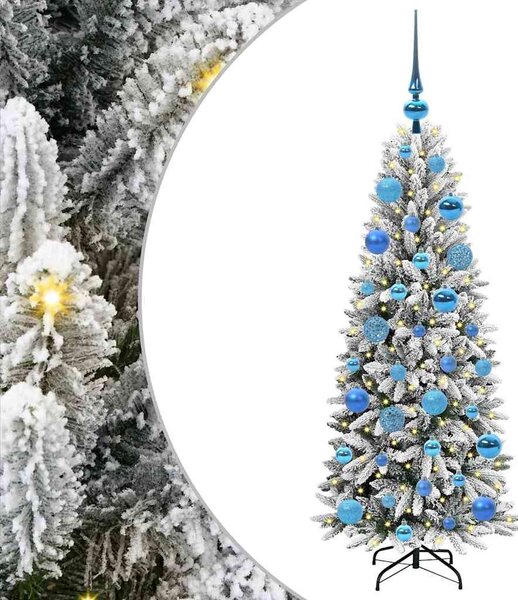 Umělý vánoční stromeček Bílá 120 cm PVC, plast, ocel a PE 3396028