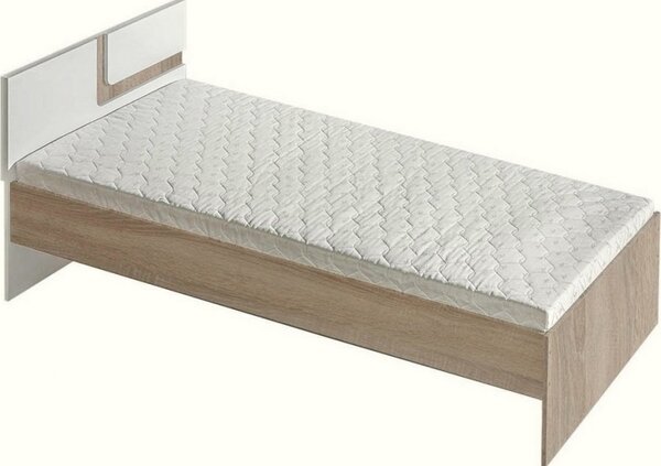 Casarredo Dětská postel APETTITA 12, 90x200 s úložným prostorem, dub jasný/bílá