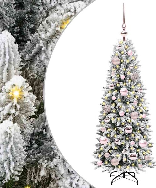 Umělý vánoční stromeček Bílá 120 cm PVC, plast, ocel a PE 3396023