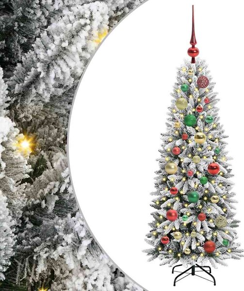 Umělý vánoční stromeček Bílá 120 cm PVC, plast, ocel a PE 3396029