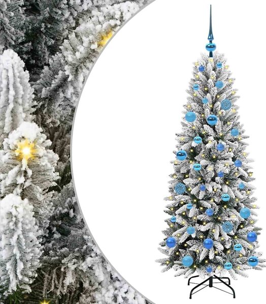 Umělý vánoční stromeček Bílá 150 cm PVC, plast, ocel a PE 3396040