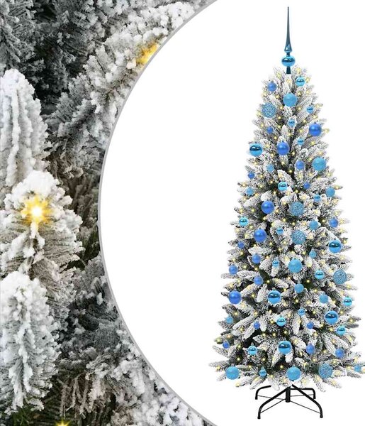 Umělý vánoční stromeček Bílá 180 cm PVC, plast, ocel a PE 3396052