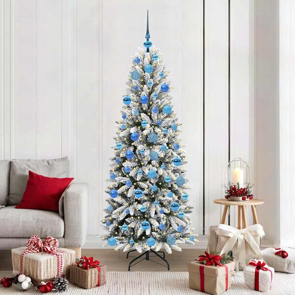 Umělý vánoční stromeček Bílá 180 cm PVC, plast, ocel a PE 3396052