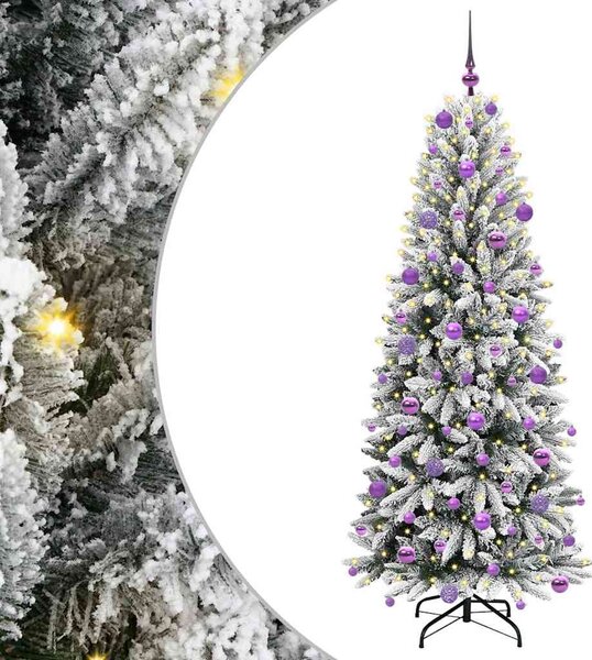 Umělý vánoční stromeček Bílá 180 cm PVC, plast, ocel a PE 3396051