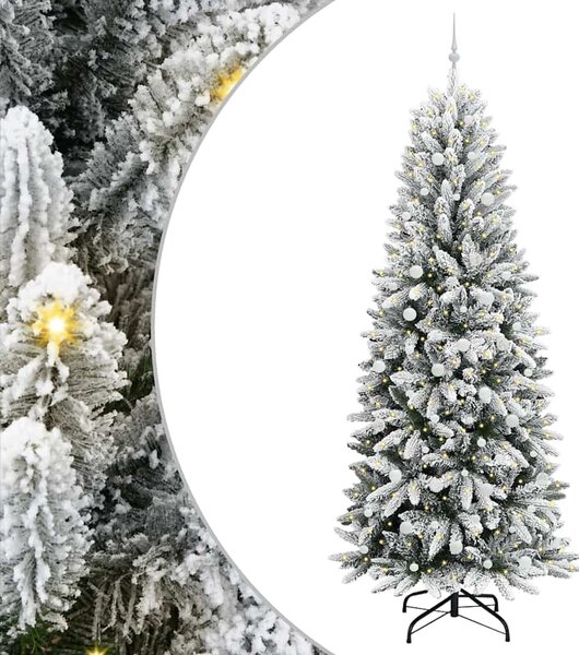 Umělý vánoční stromeček Bílá 240 cm PVC, plast, ocel a PE 3396072