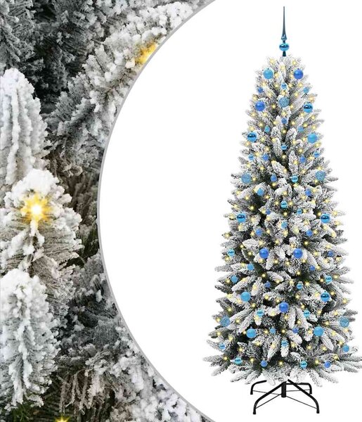 Umělý vánoční stromeček Bílá 210 cm PVC, plast, ocel a PE 3396064
