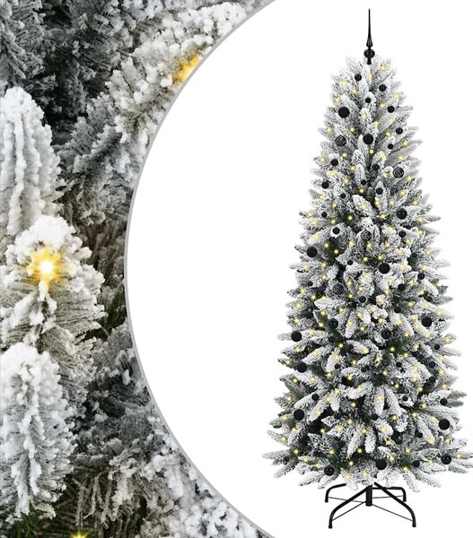 Umělý vánoční stromeček Bílá 240 cm PVC, plast, ocel a PE 3396070