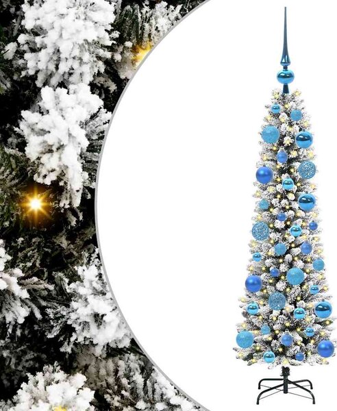 Umělý vánoční stromeček Bílá 120 cm PVC, kov a plast 3396088