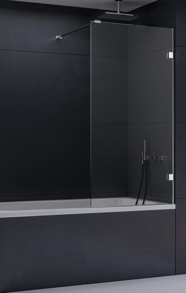 New Trendy Eventa vanová zástěna 80 cm jednodílný chrom lesk/čiré sklo EXK-6996-WP