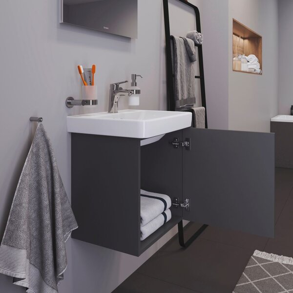 Duravit No. 1 skříňka 44x38.6x47.8 cm pod umyvadlo závěsná grafitová N14267L49490000
