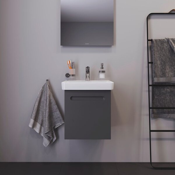 Duravit No. 1 skříňka 44x38.6x47.8 cm pod umyvadlo závěsná grafitová N14267L49490000