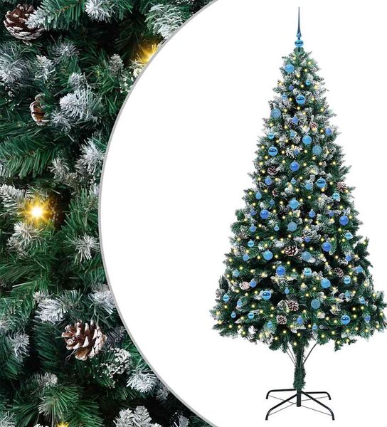 Umělý vánoční stromeček Zelená 240 cm PVC, ocel a plast 3396289