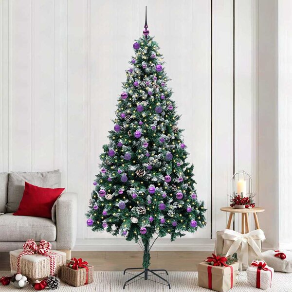 Umělý vánoční stromeček Zelená 240 cm PVC, ocel a plast 3396288