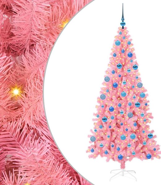 Vánoční stromeček Růžová 180 cm PVC 3396436