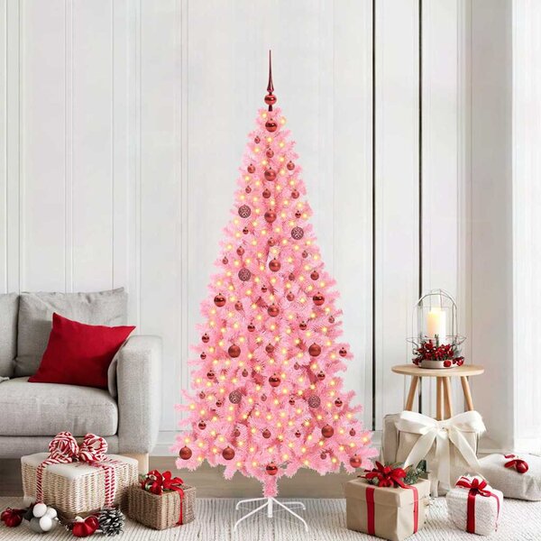 Vánoční stromeček Růžová 210 cm PVC 3396438