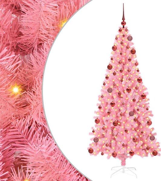 Vánoční stromeček Růžová 180 cm PVC 3396429