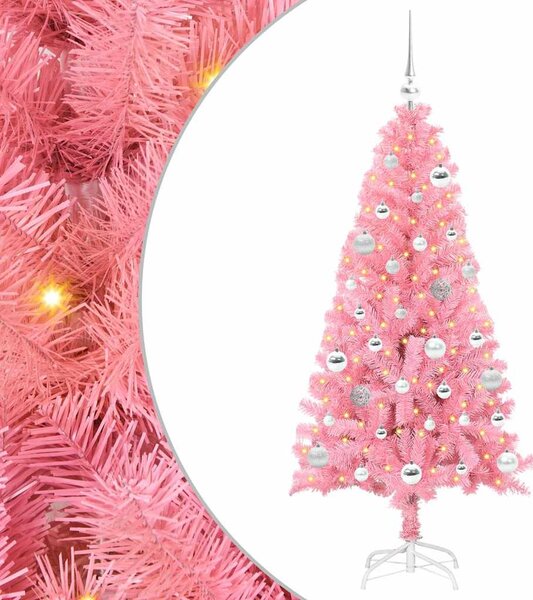 Vánoční stromeček Růžová 150 cm PVC 3396421