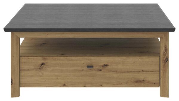 KONFERENČNÍ STOLEK, tmavě šedá, dub artisan, kompozitní dřevo, 110/80/45 cm Hom`in - Konferenční stolky