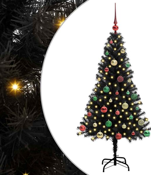 Vánoční stromeček Černá 150 cm PVC 3396473