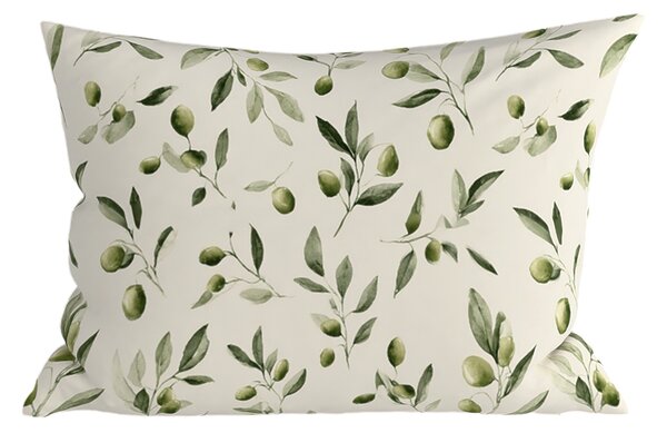 Polybavlněný povlak na polštář OLIVE POLY 50x70 cm, zelený