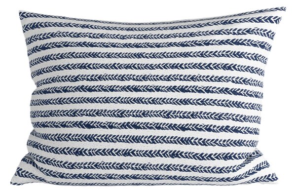 Polybavlněný povlak na polštář NAVYSTA POLY 50x70 cm, modro-bílý