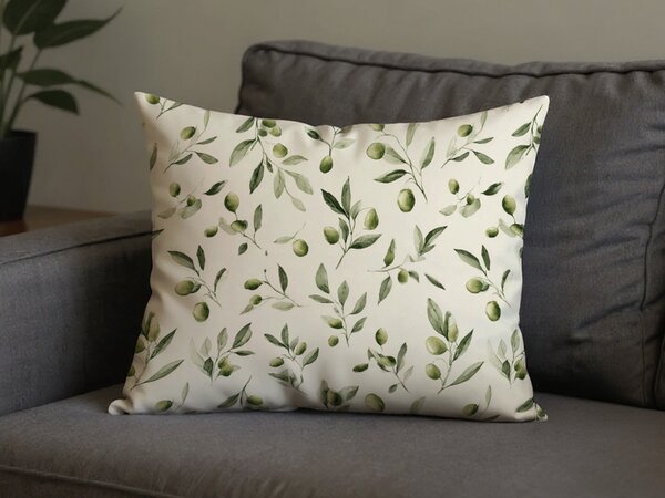 Polybavlněný povlak na polštář OLIVE POLY 50x70 cm, zelený