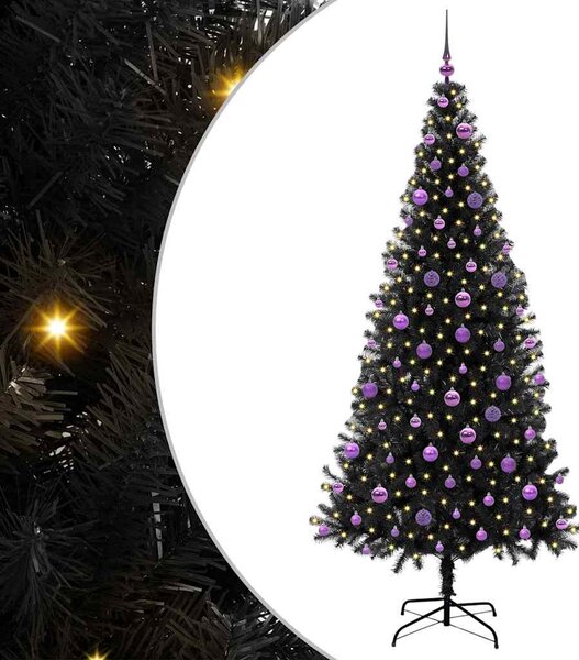 Vánoční stromeček Černá 210 cm PVC 3396493