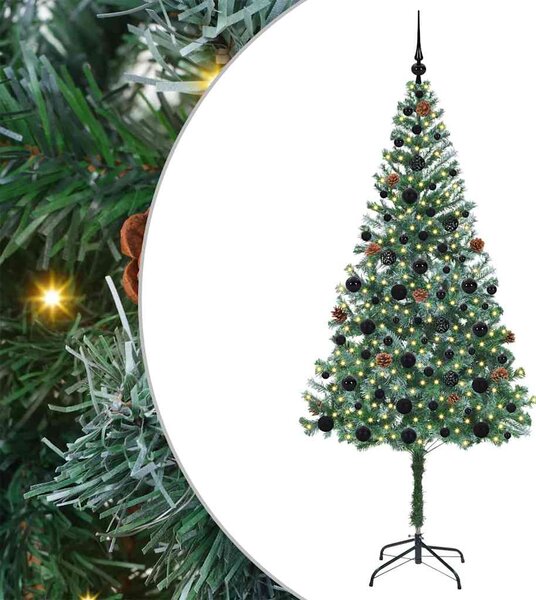 Umělý vánoční stromeček s stojanem Zelená 180 cm PVC a Ocel 3396715