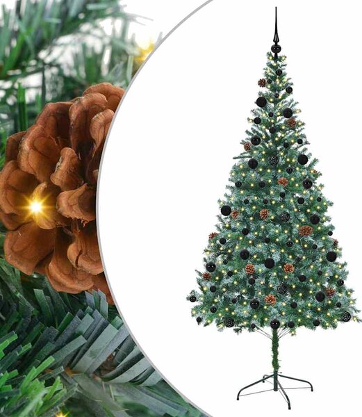 Umělý vánoční stromeček s stojanem Zelená 210 cm PVC a Ocel 3396724