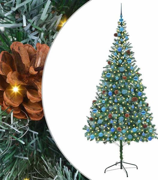 Umělý vánoční stromeček s stojanem Zelená 210 cm PVC a Ocel 3396730