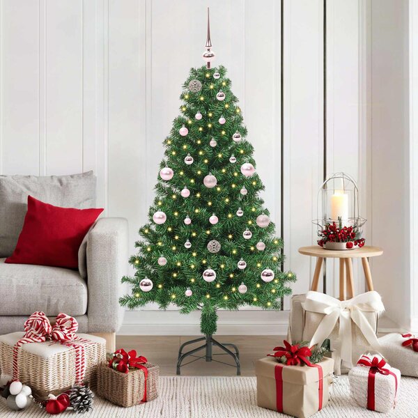 Umělý vánoční stromeček Zelená 150 cm PVC, ocel a plast 3396902