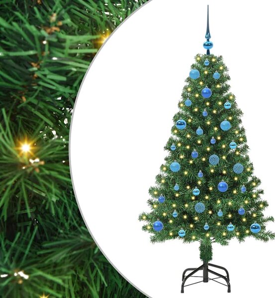 Umělý vánoční stromeček Zelená 150 cm PVC, ocel a plast 3396907