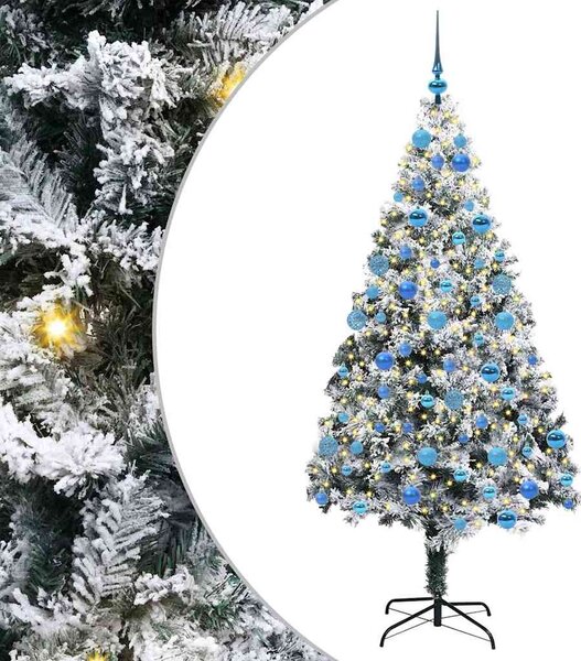 Umělý vánoční stromeček Bílá 180 cm PVC, ocel a plast 3396969