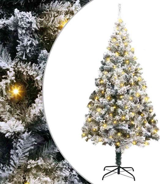 Umělý vánoční stromeček Bílá 180 cm PVC, ocel a plast 3396958