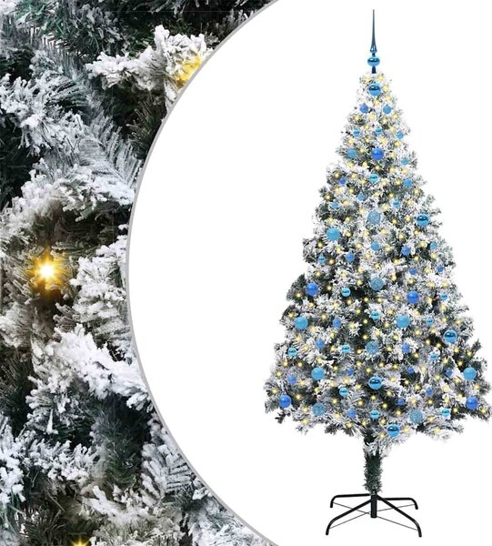 Umělý vánoční stromeček Bílá 210 cm PVC, ocel a plast 3396978