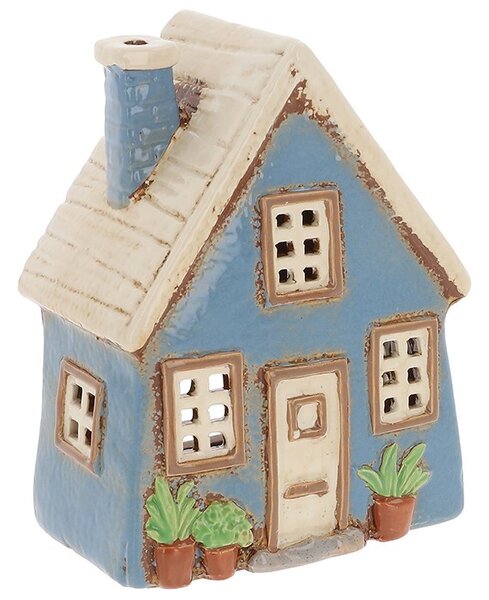 Keramický svícen Domek 16 cm