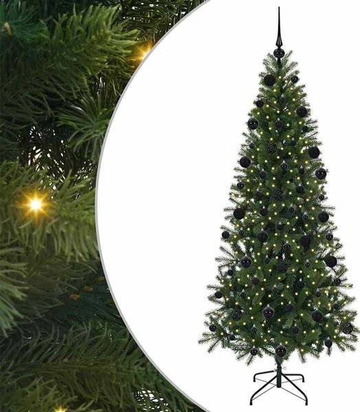 Umělý vánoční stromeček Zelená 210 cm PE a PVC 3397368