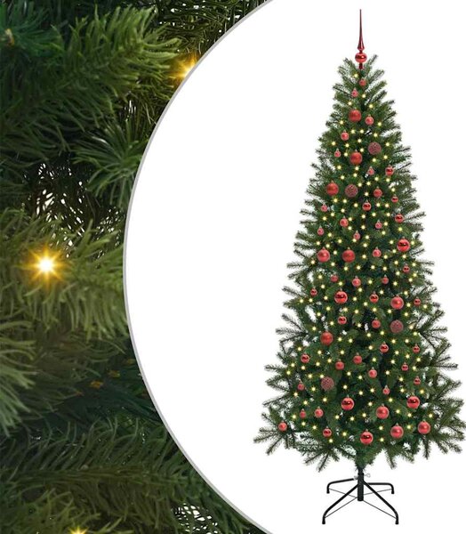 Umělý vánoční stromeček Zelená 210 cm PE a PVC 3397367