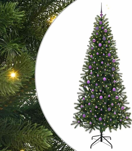 Umělý vánoční stromeček Zelená 240 cm PE a PVC 3397386