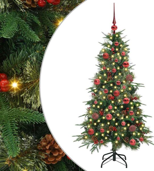 Umělý Skládací Vánoční Strom s stojanem Zelená 150 cm PE a PVC 3397406