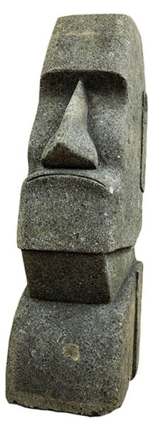 Ručně tesaná socha Moai
